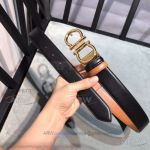 AAA Copy Cheap Ferragamo Reversible Belt - Double Gancini Buckle In Gold